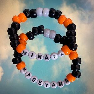 Hinata Kageyama Haikyuu Friendship Bracelet Duo